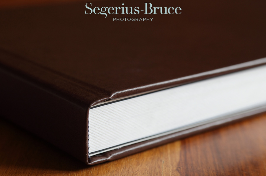 Leather Coffee Table Wedding Album by Segerius Bruce