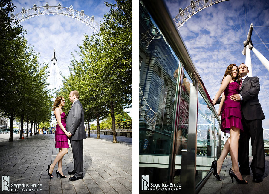 Engagement photography session around London