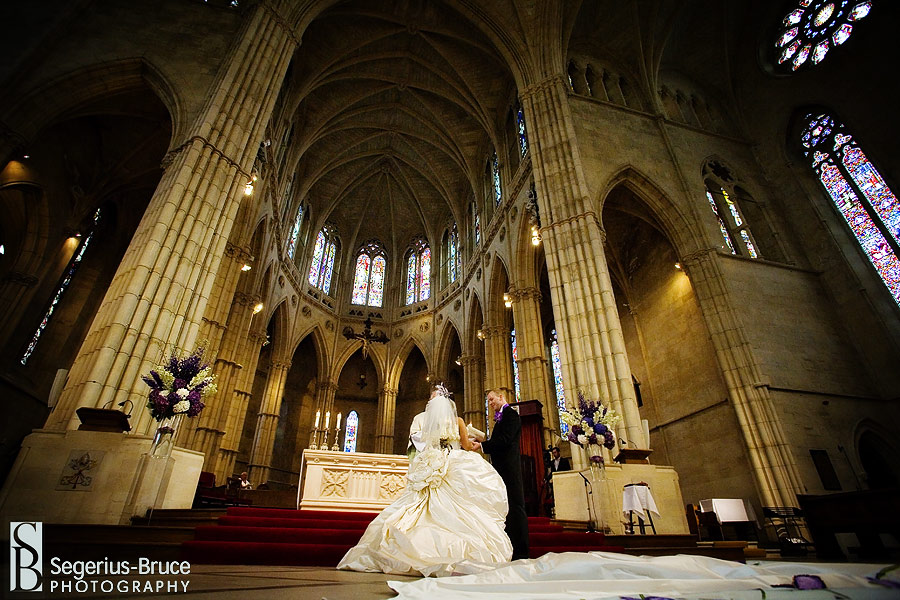 wedding ceremomy Arundal Cathedral