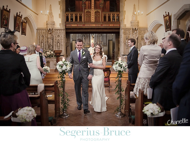 Chilworth Friary Wedding in Surrey. Segerius Bruce Photography.