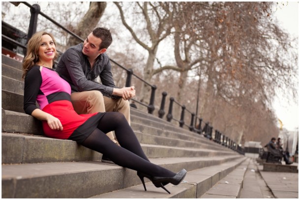 A London Pre Wedding Engagement shoot with colour blocking (3)