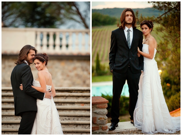 wedding photographer at Villa Le Selva Tuscany Italy