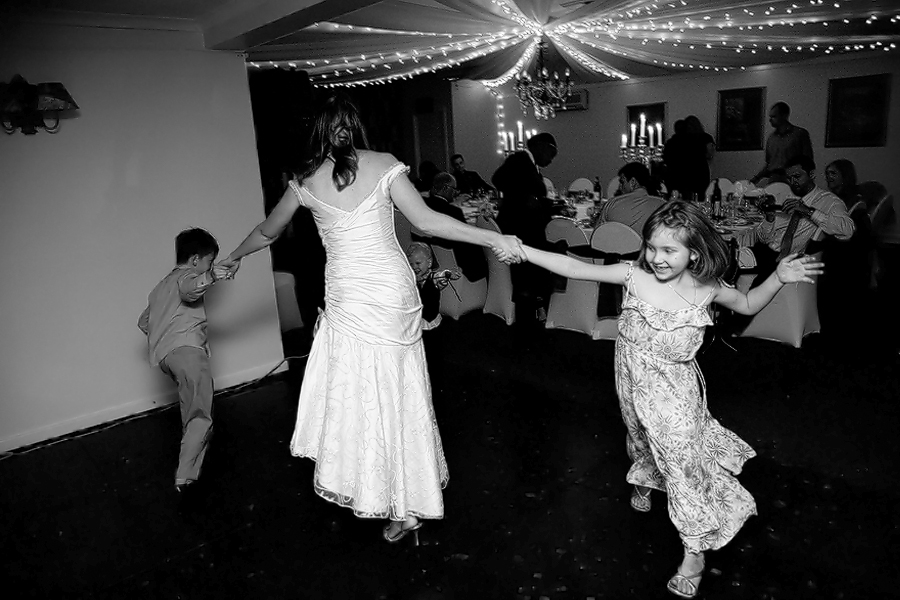 Bride dancing at the reception