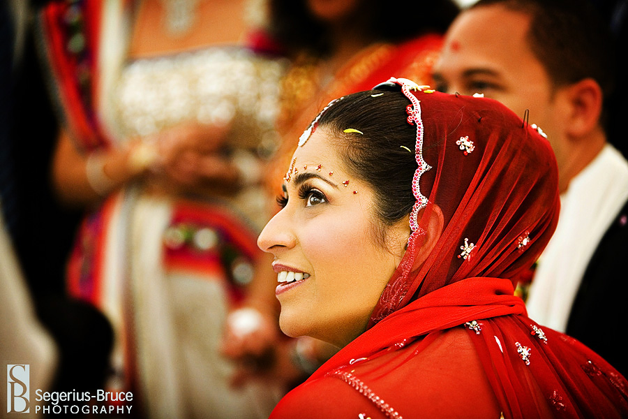 Indian wedding photography of the Bride