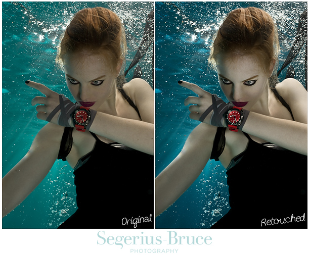 High End fashion Retouching, Underwater Fashion Photographer