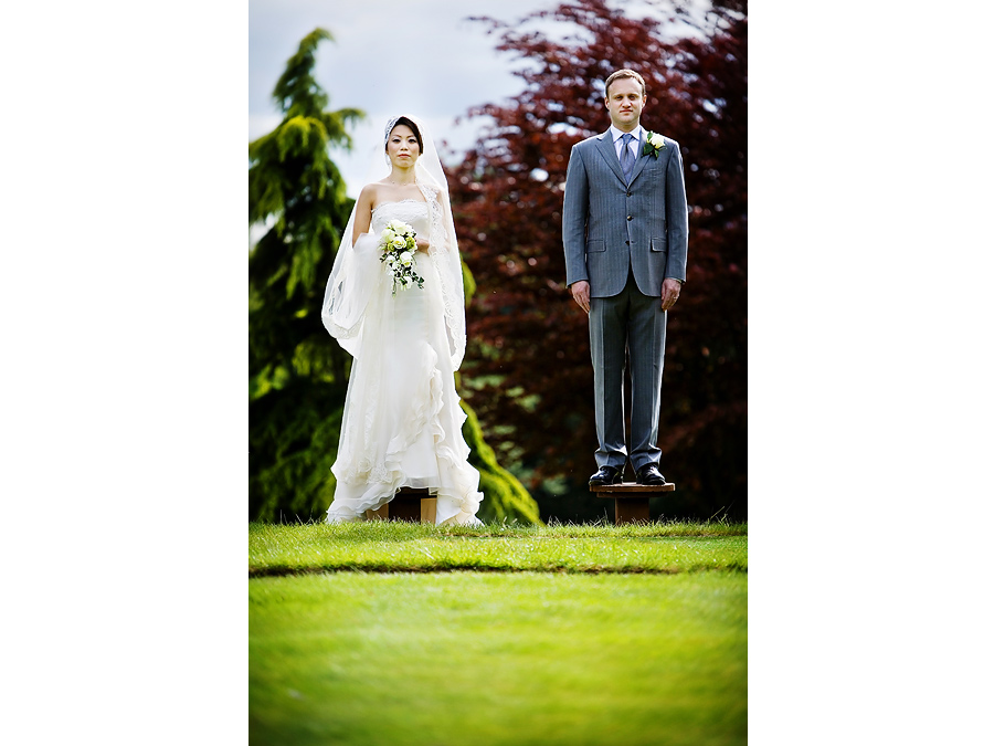 Title and Shift look image of Bride and Groom at Hartsfield Manor