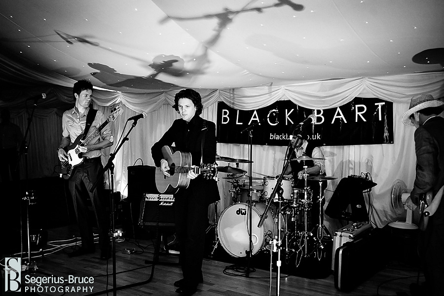Black Bart playing live at Parley Manor Wedding