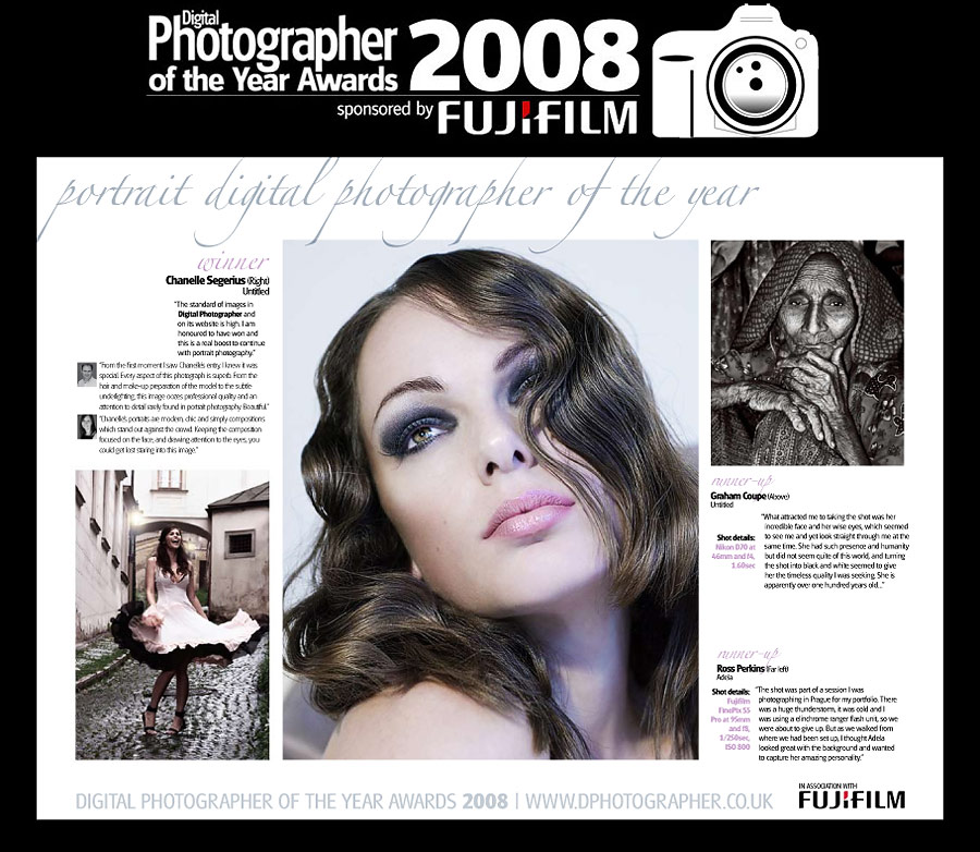 Digital Photographer Magazine Portrait Photographer of the year