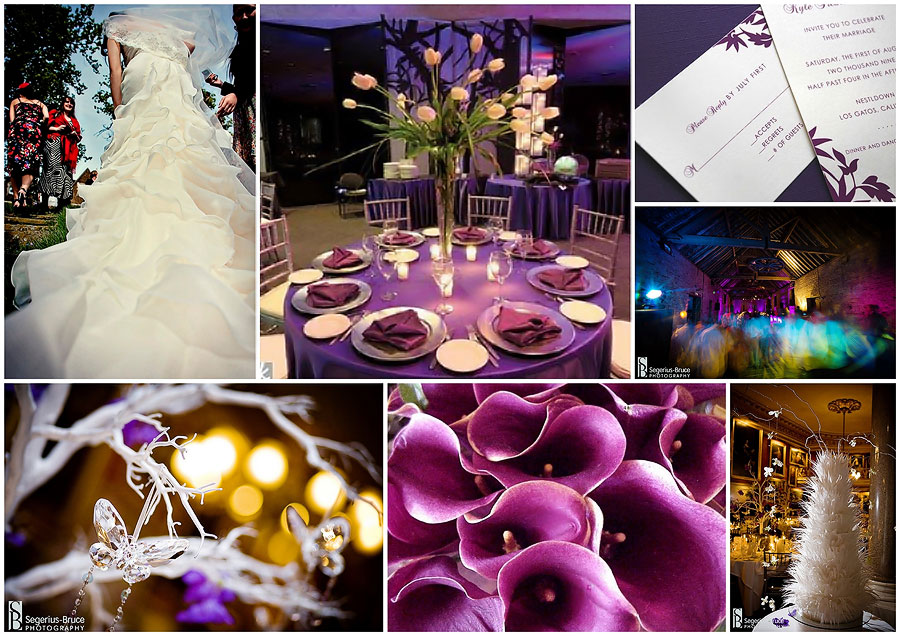 Purple winter wedding inspiration from Always Andri